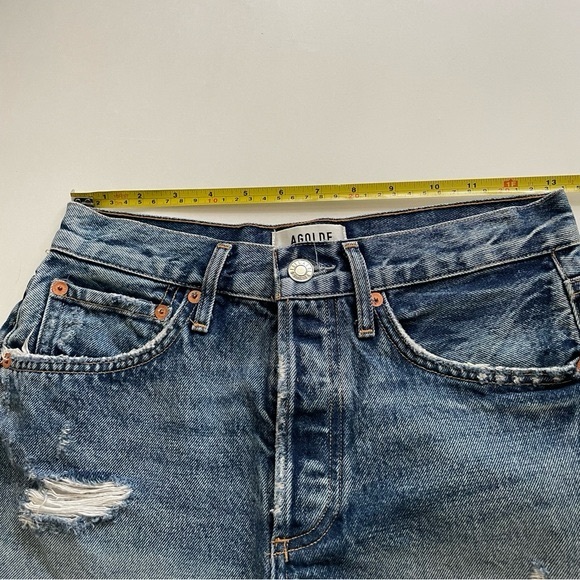 AGOLDE Parker CutOff Denim Short in Clutch - Picture 10 of 13